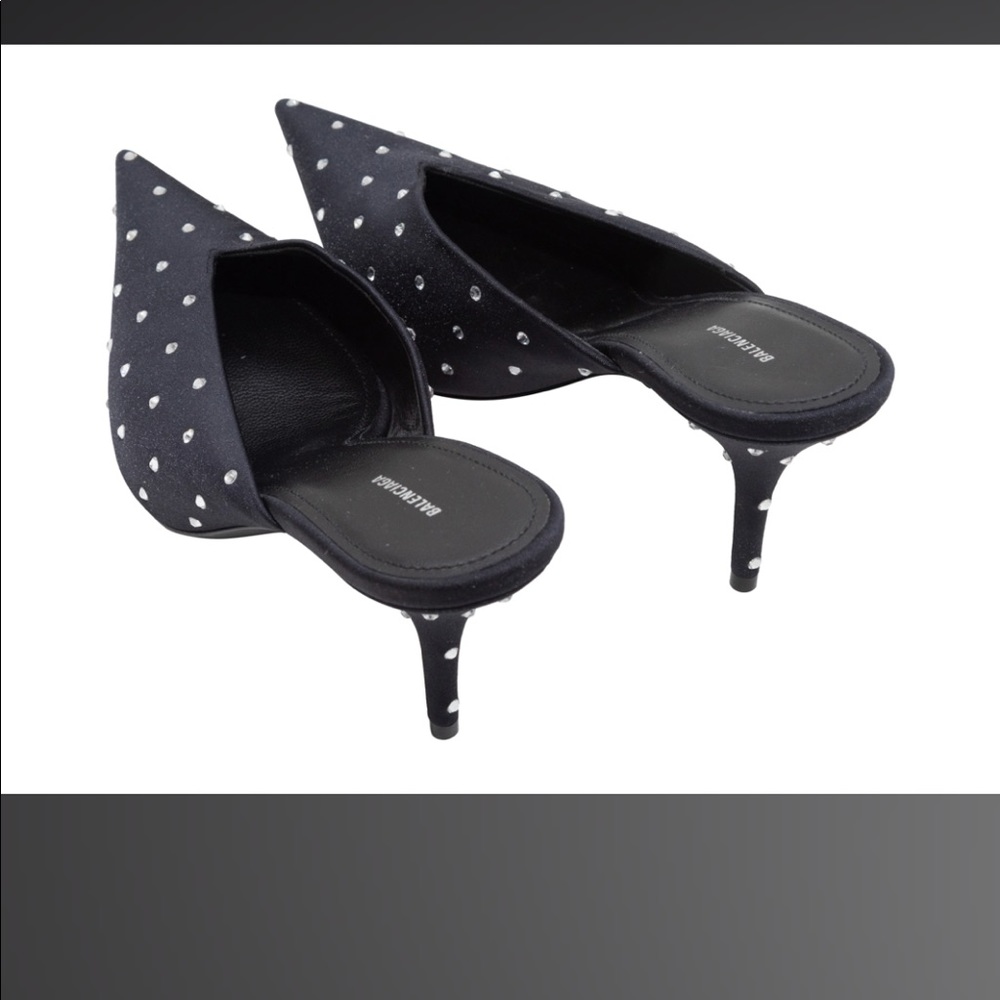 BALENCIAGA EMBELLISHED POINTED TOE